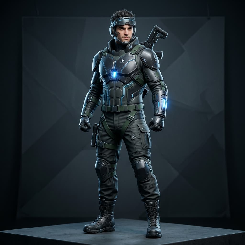 Cyberpunk Tactical Operative