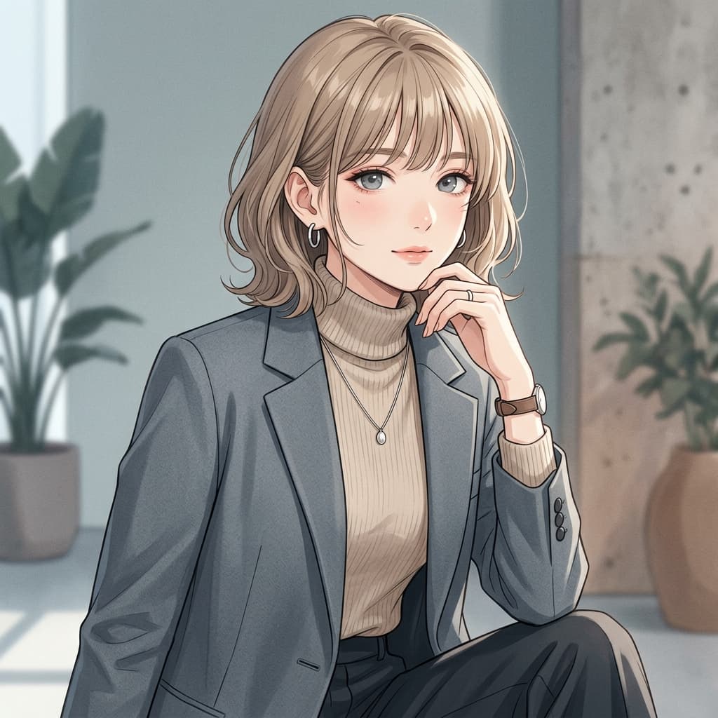 Executive Anime Portrait